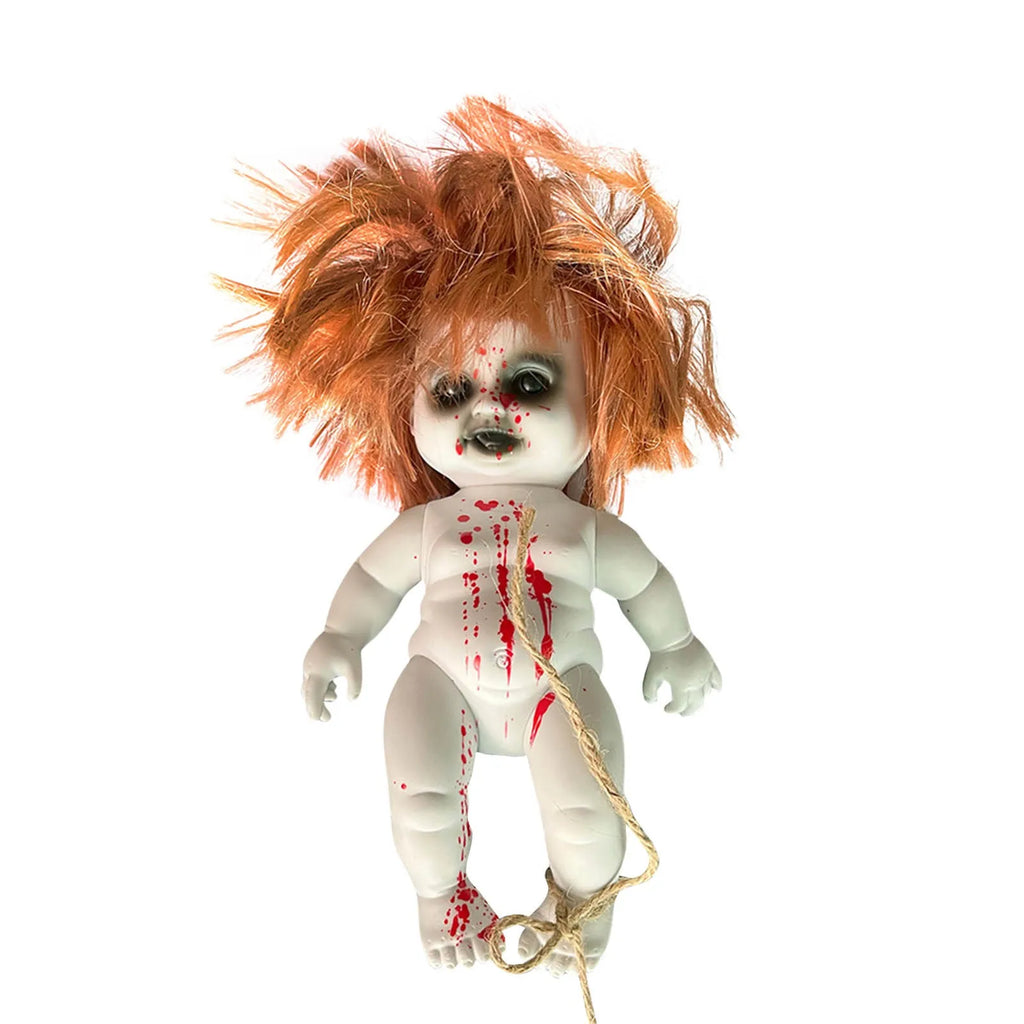 Halloween Scary Blood Doll Horror Ghost Zombie Baby Ghost Day Infant Decor Haunted House Props Children Gifts Party Decor