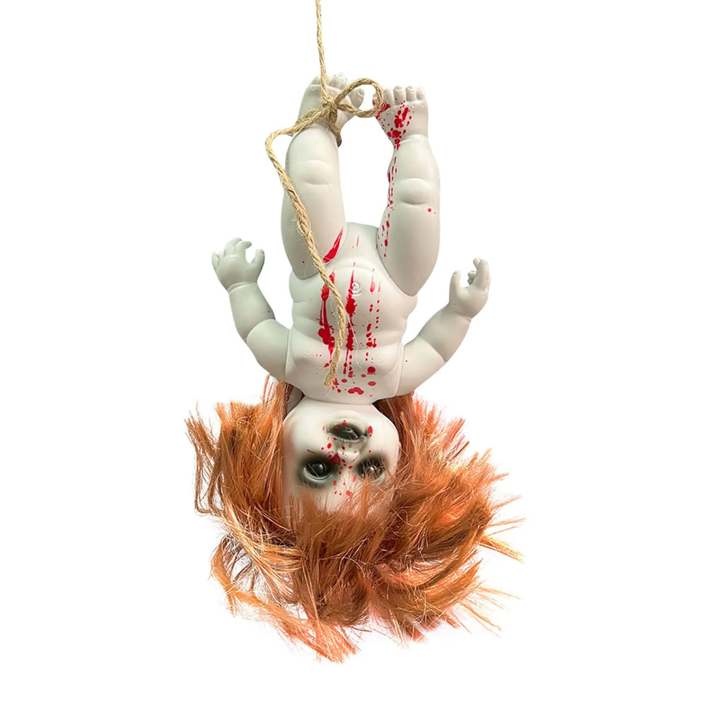 Halloween Scary Blood Doll Horror Ghost Zombie Baby Ghost Day Infant Decor Haunted House Props Children Gifts Party Decor