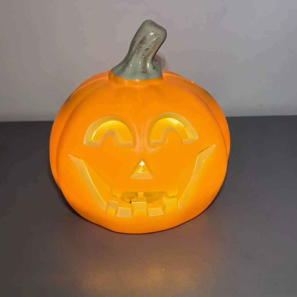 Halloween Decorative Pumpkin Props Lantern Decor Creative Pumpkin Led Lamp Home Decoration Props Accessories Without Battery